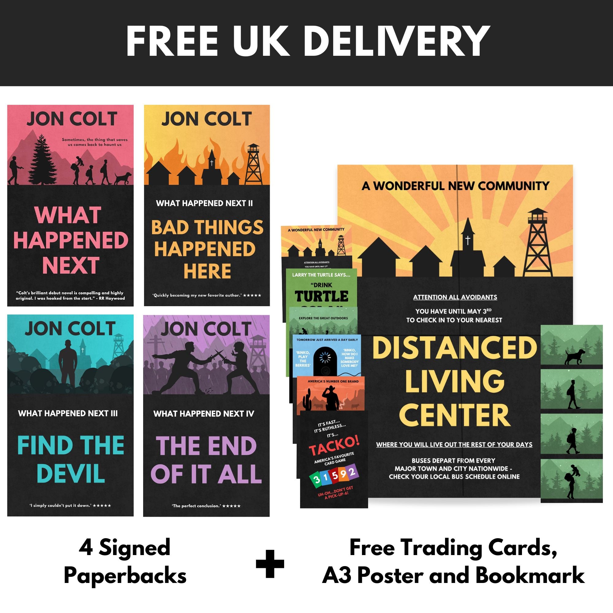 What Happened Next - Complete Series - Signed Paperbacks