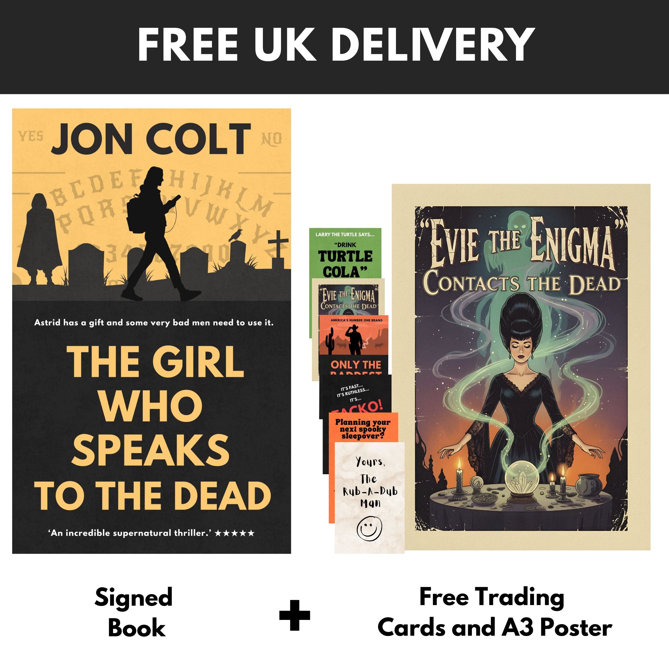 The Girl Who Speaks to the Dead - Signed Paperback