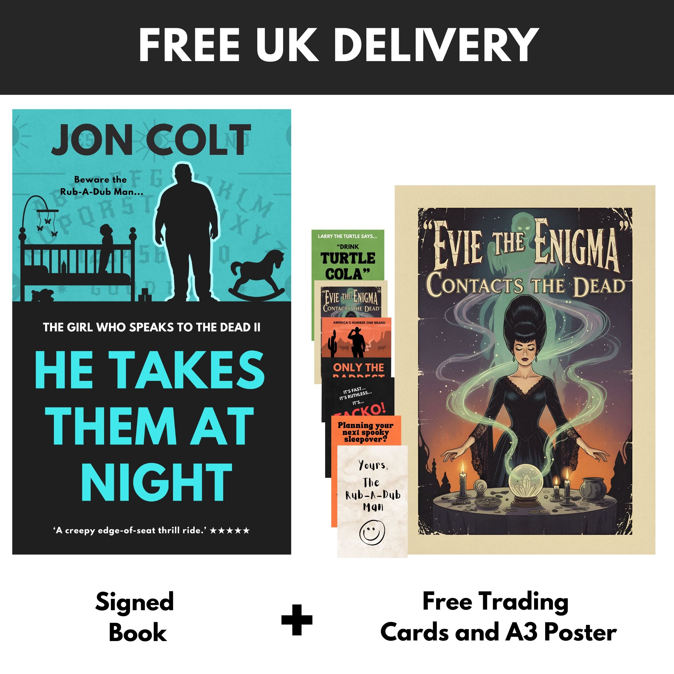 He Takes Them At Night: The Girl Who Speaks to the Dead Book 2 - Signed Paperback