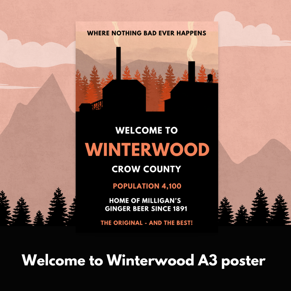 Welcome to Winterwood A3 Poster - Signed by Jon Colt